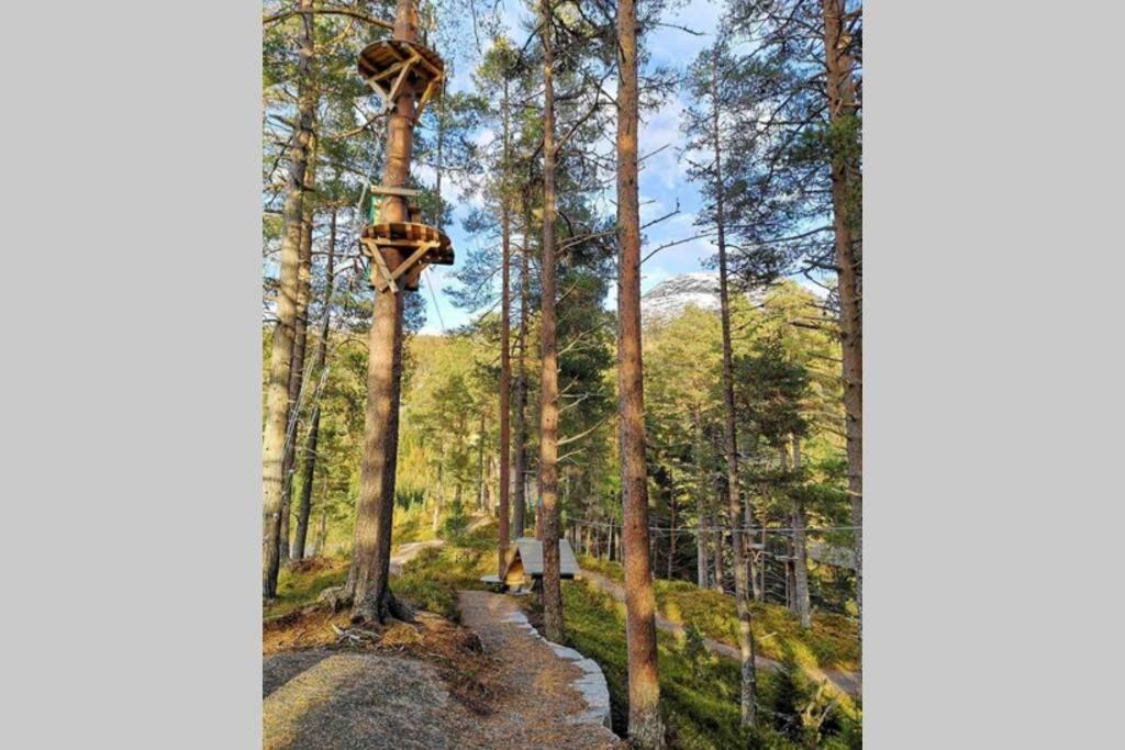 Hytte I Stryn Med Elbil Lader Εξωτερικό φωτογραφία